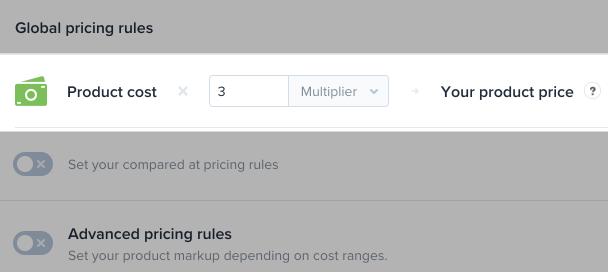 Global Pricing Rules下的产品成本