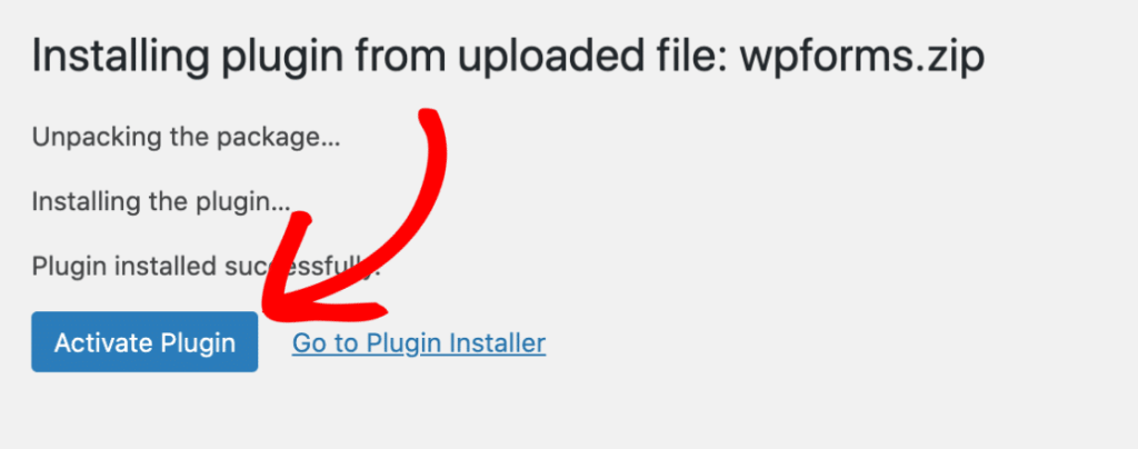 激活 WPForms 插件