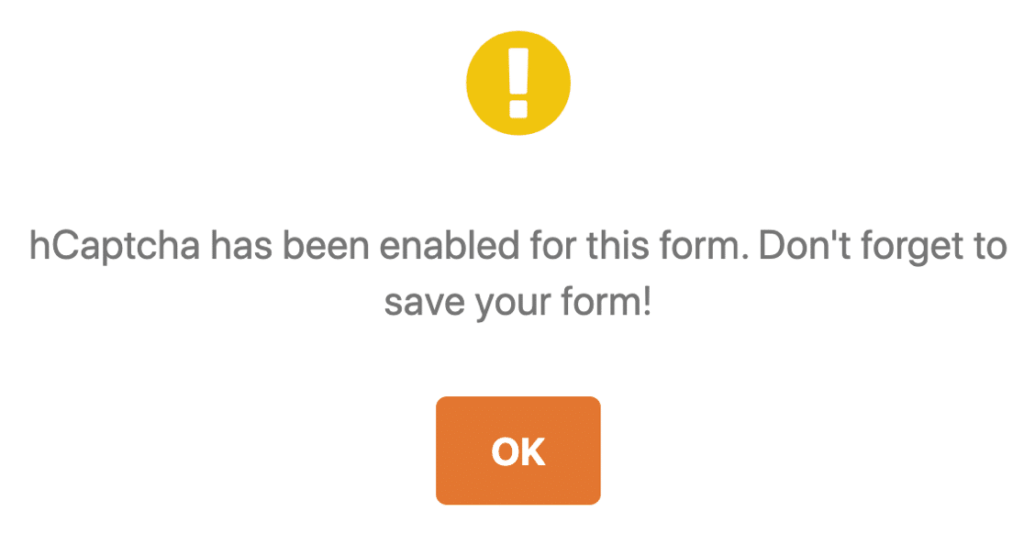 hCaptcha 已启用以阻止联系表单垃圾邮件